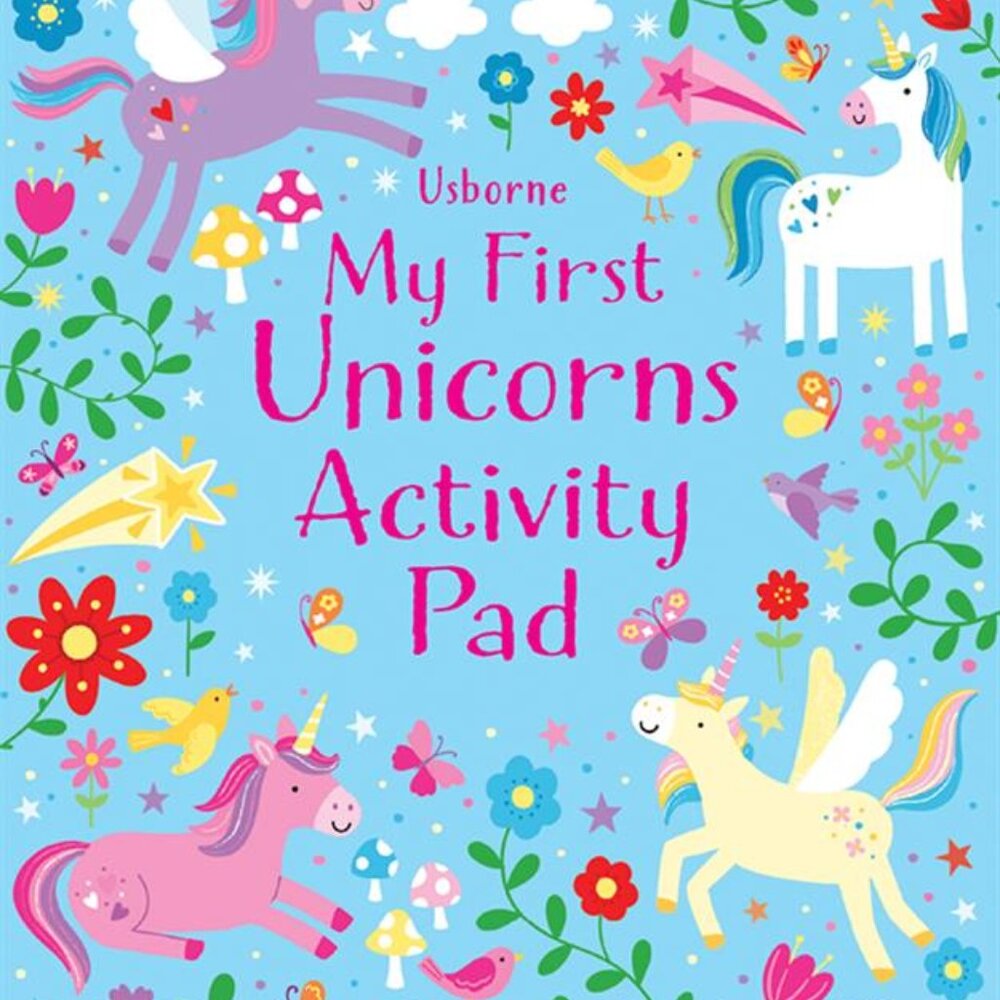 My First Unicorns Activity Pad by Usborne Books ~ 100 PAGES ~ NEW
